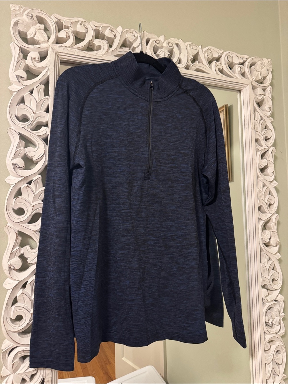 Lululemon blue/black quarter zip